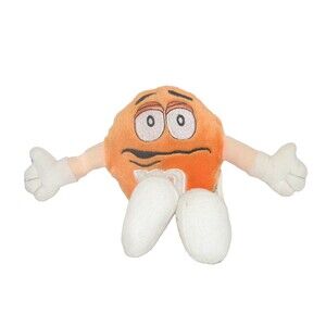 M & M's Orange Plush Stuffed Toy 5 Inches
